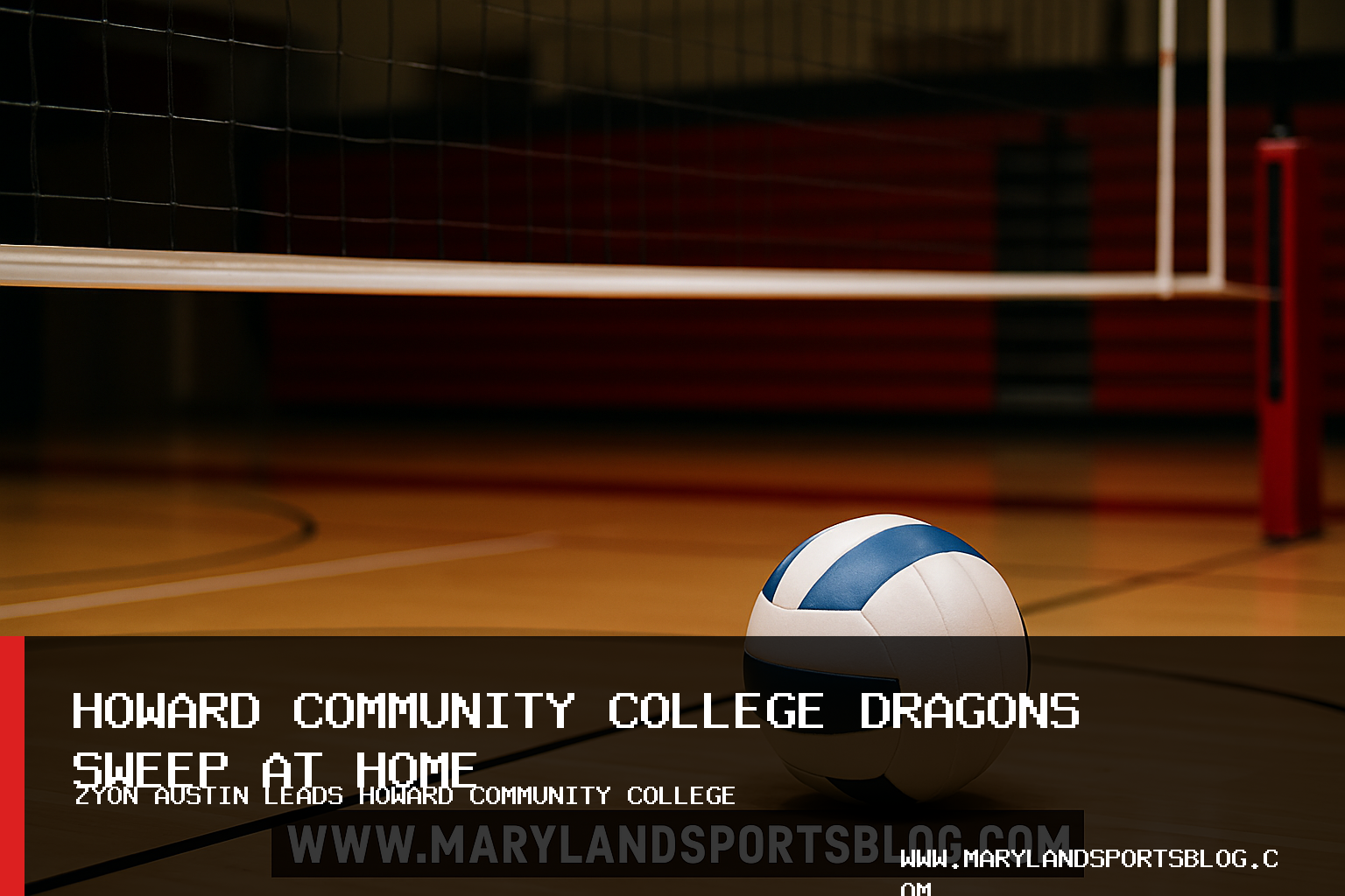 Howard Community College Dragons Women's Volleyball Sweeps Pennsylvania Highlands Behind Zyon Austin's 14 Kills featured image