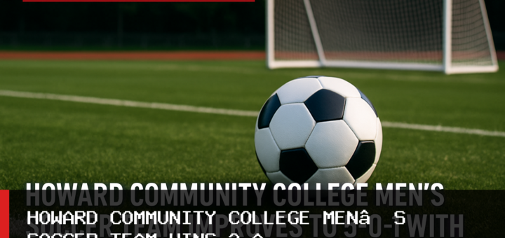 Howard Community College Men’s Soccer Team Improves to 5-0-1 With 2-0 Win Over Harford featured image