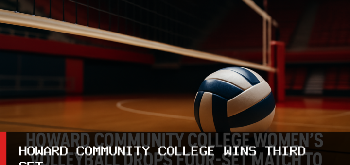 Howard Community College Women's Volleyball Drops Four-Set Match to Montgomery College (MD), Wins Third Set featured image