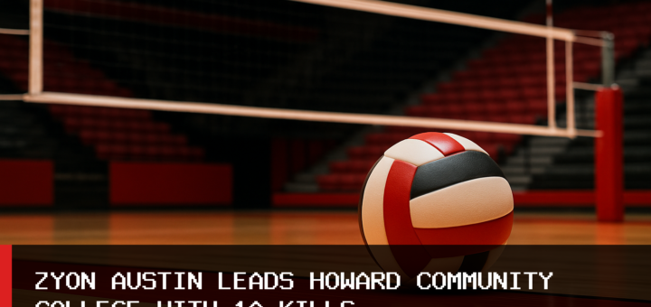 Howard Community College Women’s Volleyball Falls 3-0 to Frederick Community College as Zyon Austin Leads With 10 Kills featured image