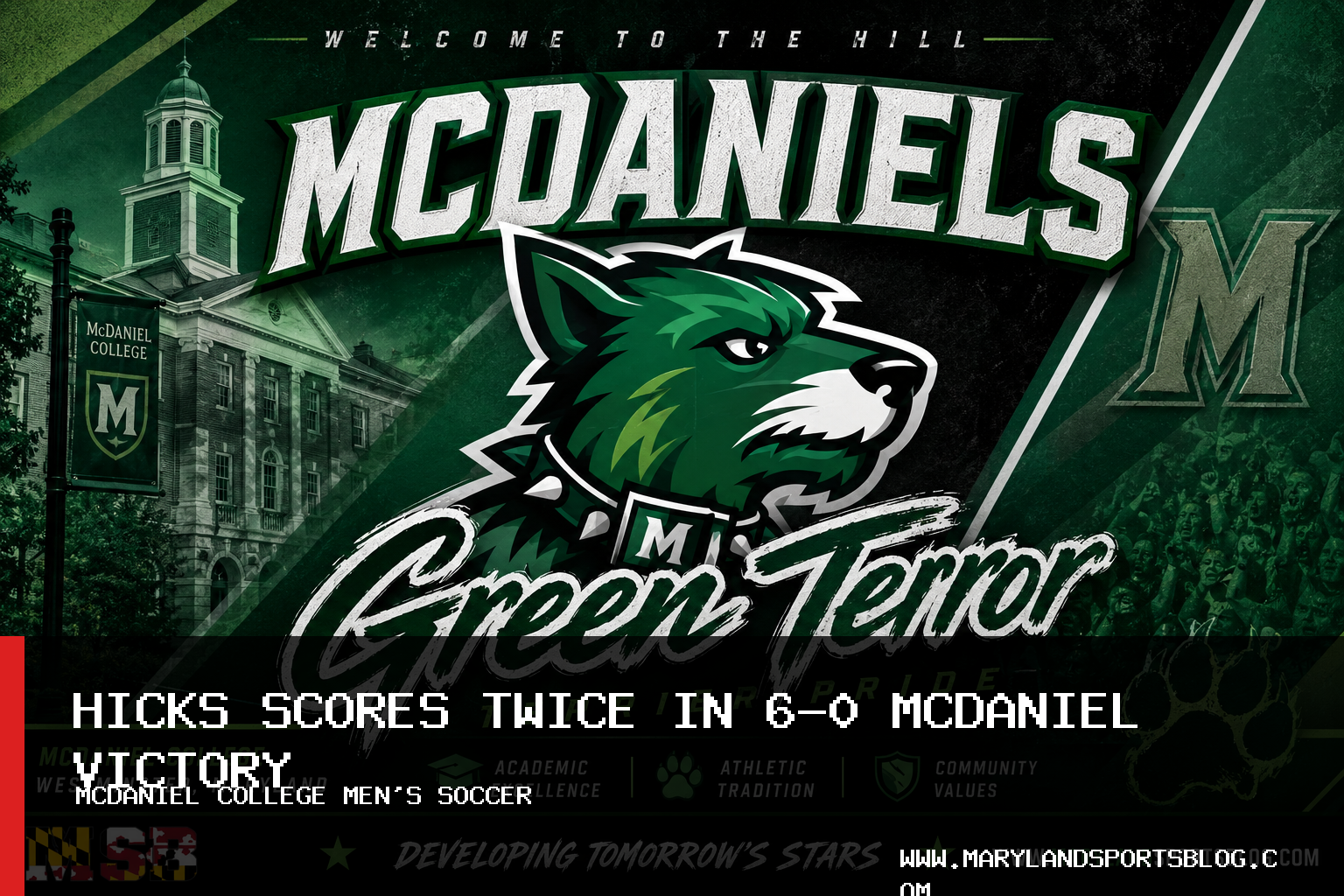 Jacob Hicks Scores Twice as McDaniel College Men's Soccer Team Defeats Gwynedd Mercy 6-0 featured image