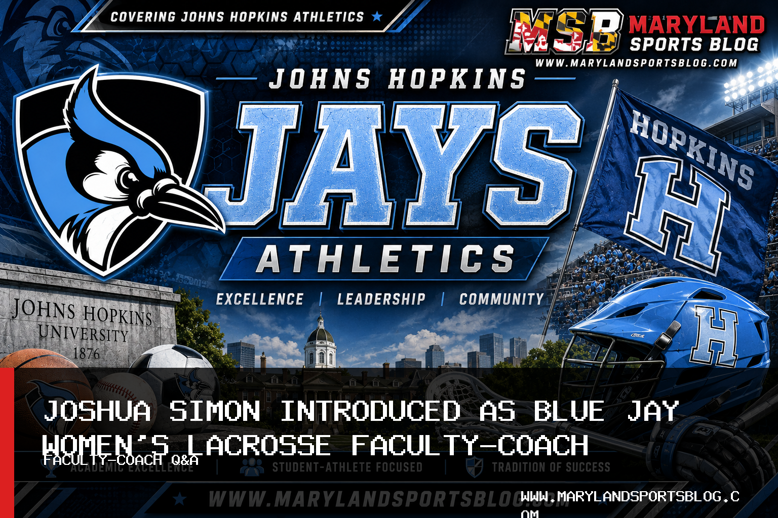 Johns Hopkins University Athletics Introduces Joshua Simon as Faculty-Coach for Blue Jay Women's Lacrosse Team featured image