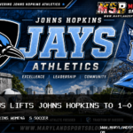 Johns Hopkins University Athletics Women’s Soccer Defeats Catholic 1-0 Behind Caroline Marcus Goal