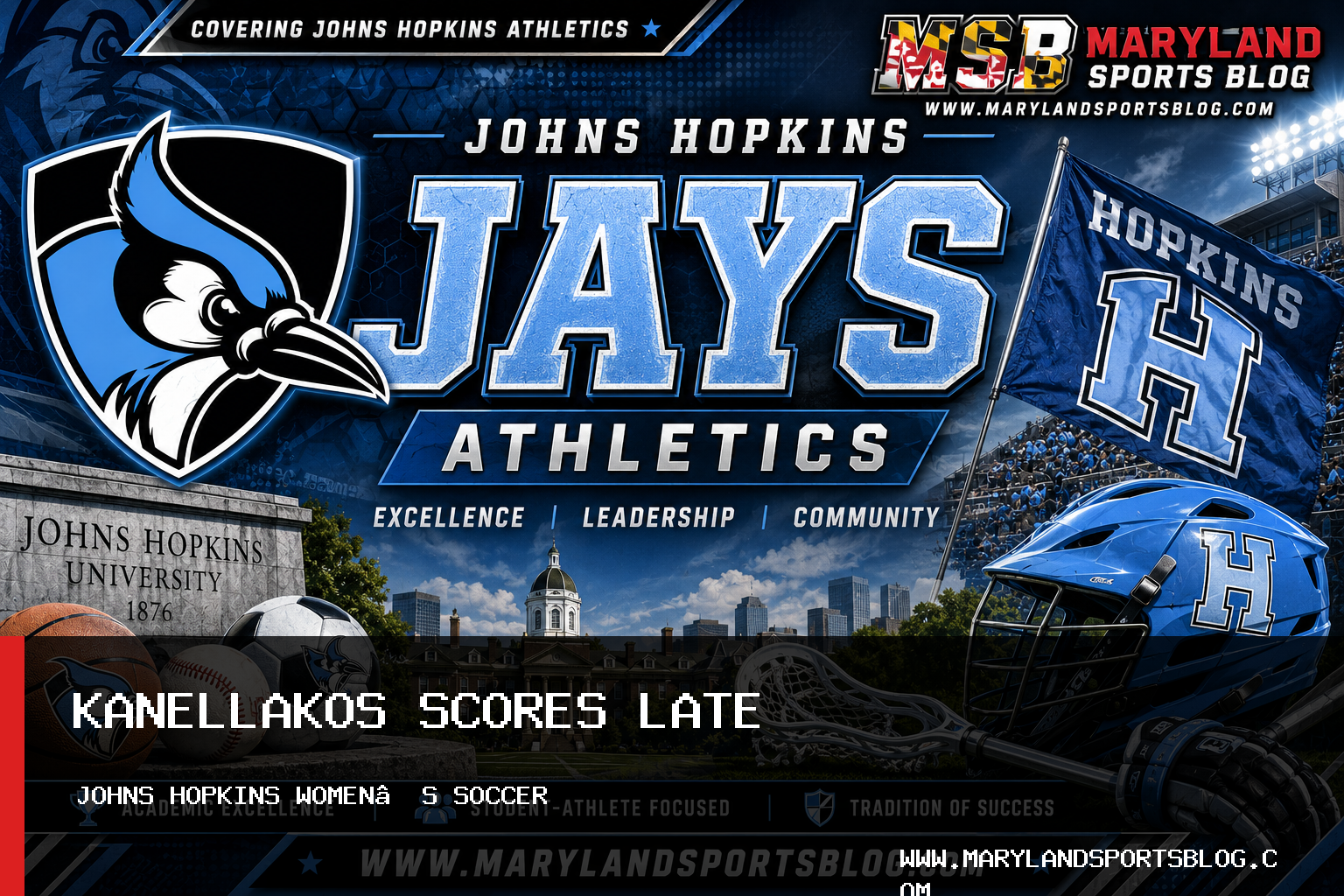 Johns Hopkins University Athletics Women’s Soccer Falls to Swarthmore on Celia Kanellakos Goal featured image