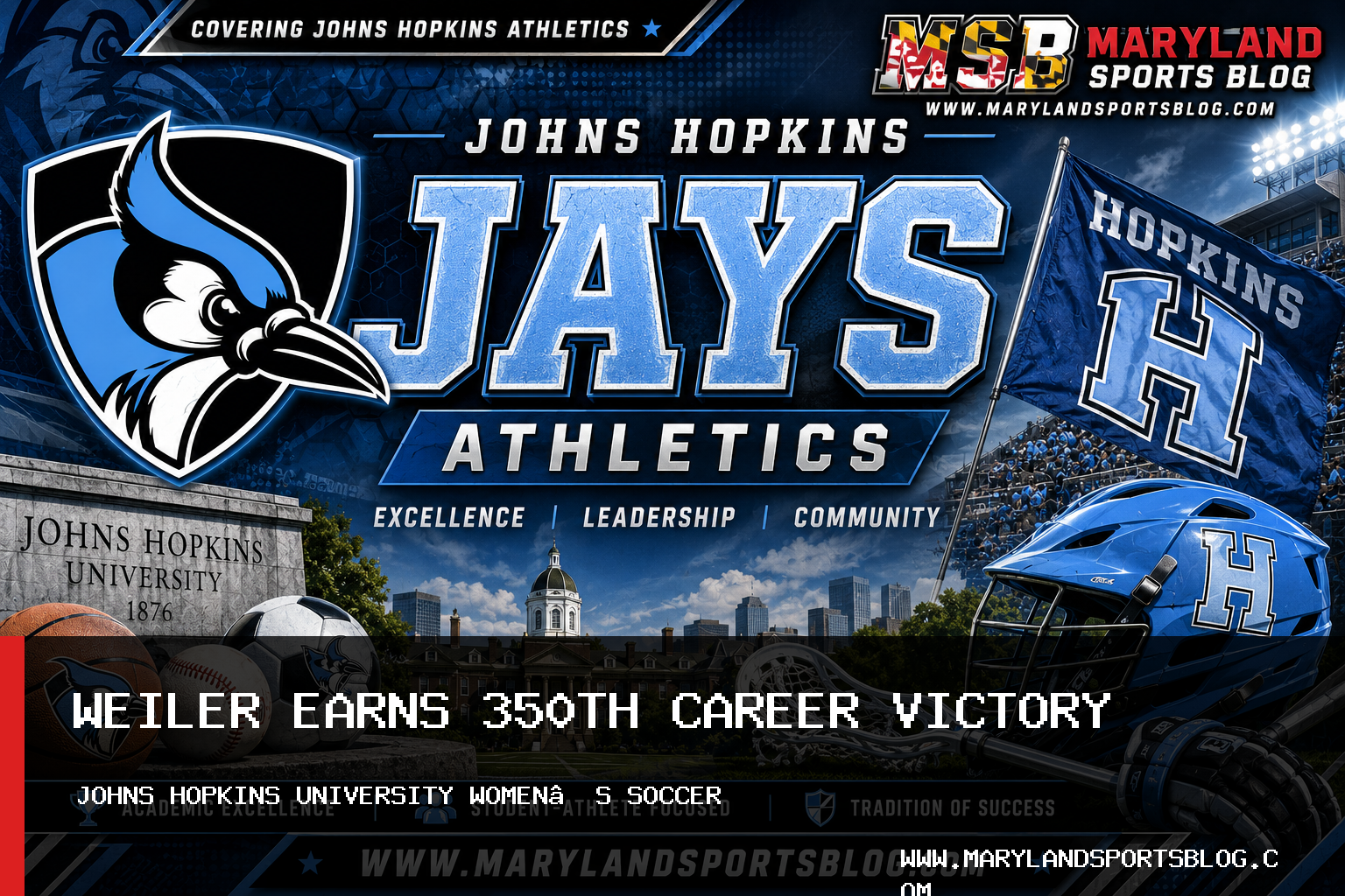 Johns Hopkins University Women’s Soccer Gives Dan Weiler 350th Career Victory in 3-0 Win at Kenyon featured image