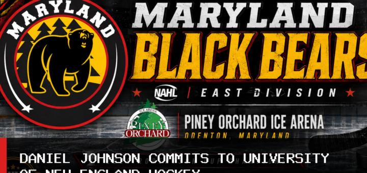 Maryland Black Bears Defenseman Daniel Johnson Commits to University of New England Hockey featured image