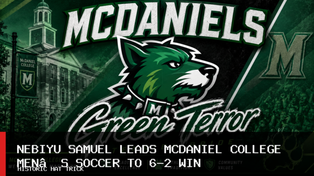 McDaniel College Men’s Soccer and Nebiyu Samuel Run Past Penn State Altoona 6-2