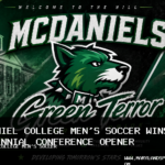 McDaniel College Men’s Soccer Opens Centennial Conference Play With 2-1 Win Over Washington College