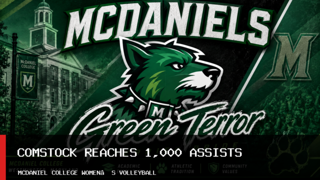 McDaniel College Women’s Volleyball’s Kaylee Comstock Reaches 1,000 Assists in Win Over Goucher