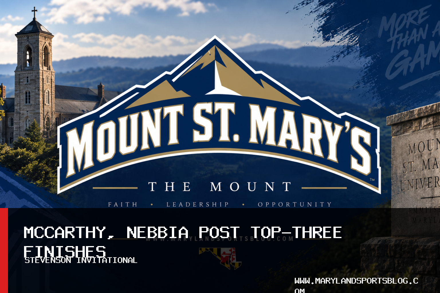 Mount St. Mary's University Men's and Women's Cross Country Finish Second and Fourth at Stevenson Invitational featured image