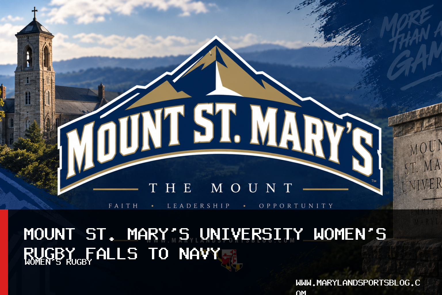 Mount St. Mary's University Women's Rugby Falls 25-0 to Navy in First Road Contest featured image