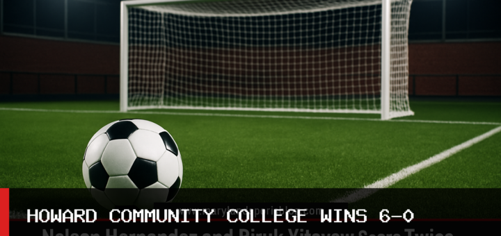 Nelson Hernandez and Biruk Yitayew Score Twice in Howard Community College Dragons Men’s Soccer 6-0 Win featured image