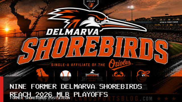 Nine Former Delmarva Shorebirds Set for 2026 Major League Baseball Playoffs
