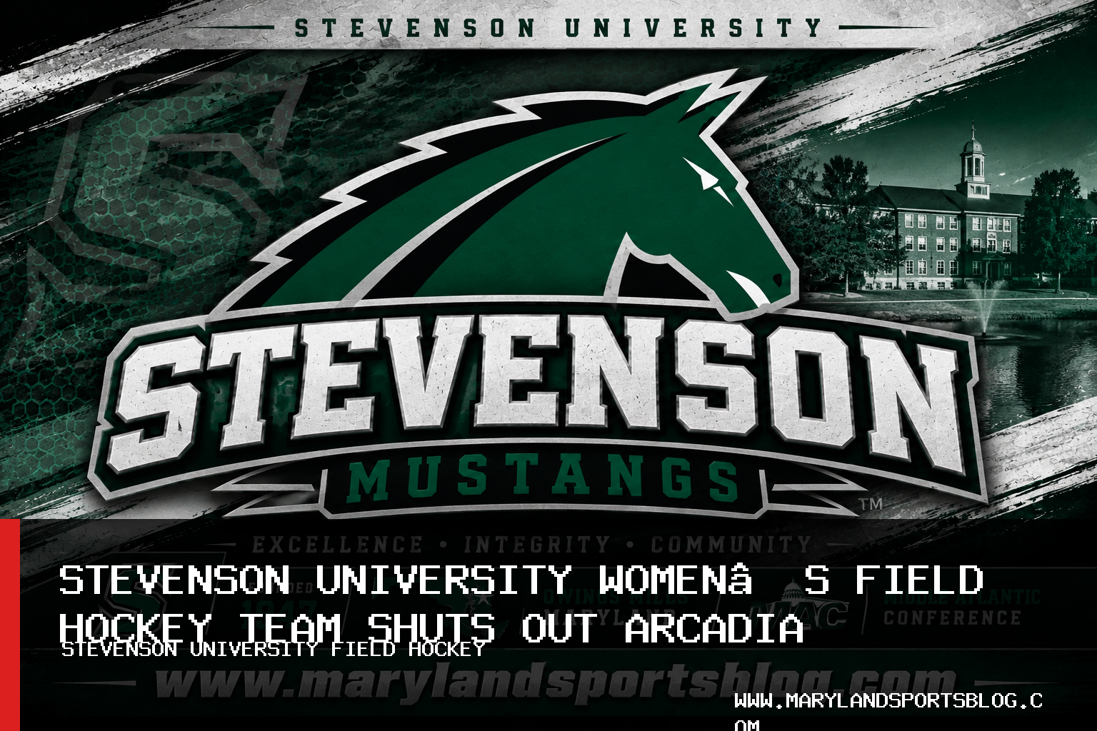 No. 17 Stevenson University Women’s Field Hockey Team Shuts Out Arcadia University, 6-0 featured image