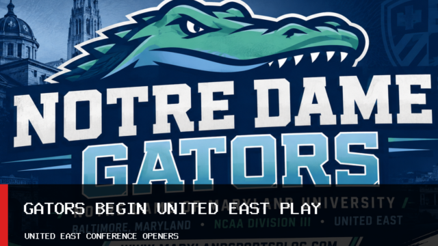 Notre Dame of Maryland University Gators Begin United East Conference Play