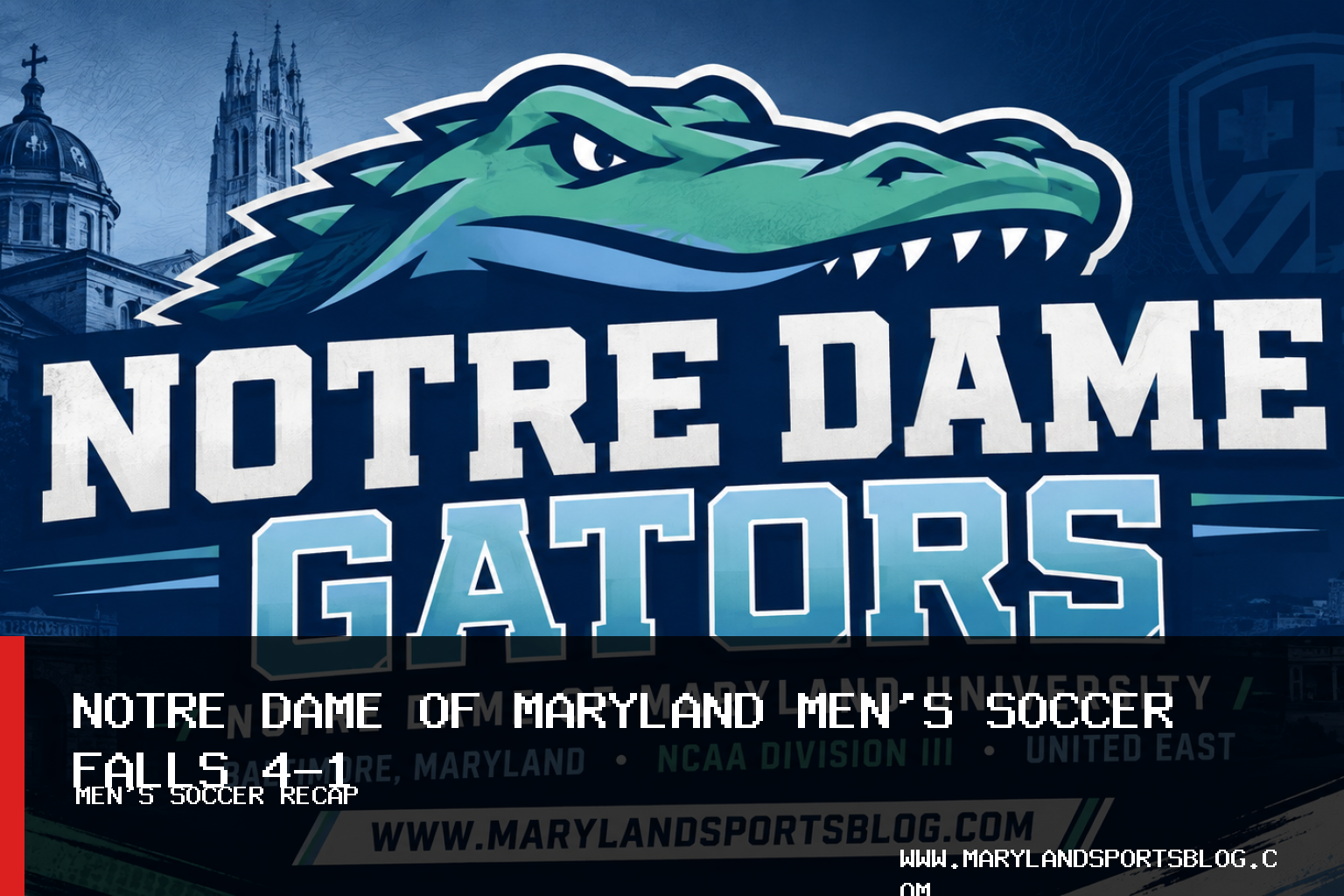 Notre Dame of Maryland University Men's Soccer Falls 4-1 to Penn State Harrisburg in United East Opener featured image