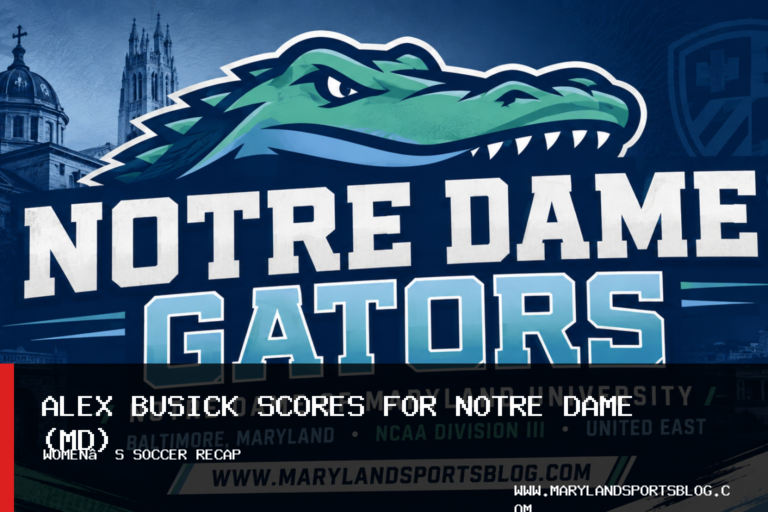 Notre Dame of Maryland University Women’s Soccer: Alex Busick Scores in 4-1 Loss to Immaculata featured image