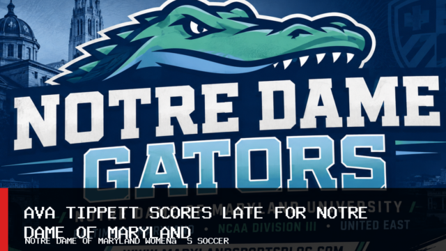 Notre Dame of Maryland University Women’s Soccer Defeats Goucher 2-1 on Ava Tippett’s 86th-Minute Goal