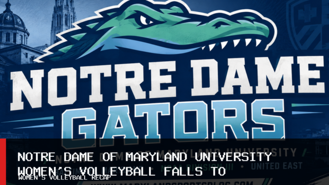 Notre Dame of Maryland University Women’s Volleyball Opens Season With 3-0 Loss to Washington College