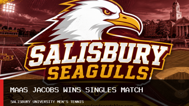 Salisbury University Men’s Tennis Team Opens Fall With Maas Jacobs Singles Win