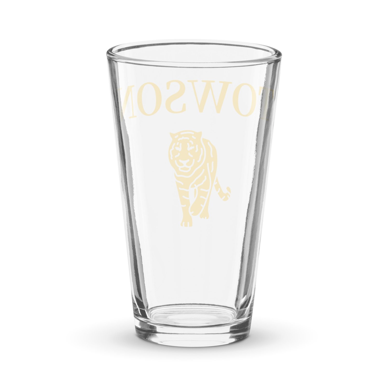 Towson Tiger Shaker pint glass - Image 2