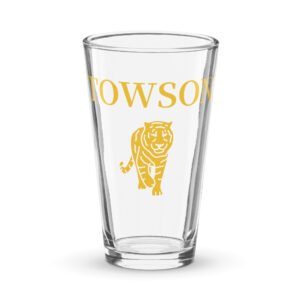 Towson Tiger Shaker pint glass