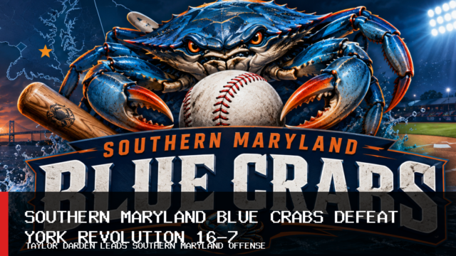 Southern Maryland Blue Crabs Defeat York Revolution 16-7 as Taylor Darden Collects Four Hits