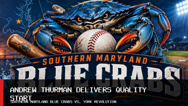 Southern Maryland Blue Crabs Lose 4-1 to York Revolution as Andrew Thurman Delivers Quality Start