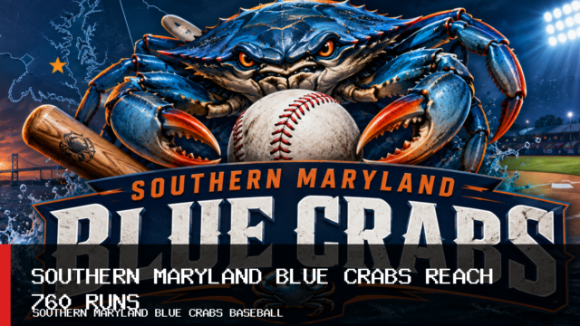 Southern Maryland Blue Crabs Reach 760 Runs in 5-4 Baseball Win Over Gastonia Ghost Peppers