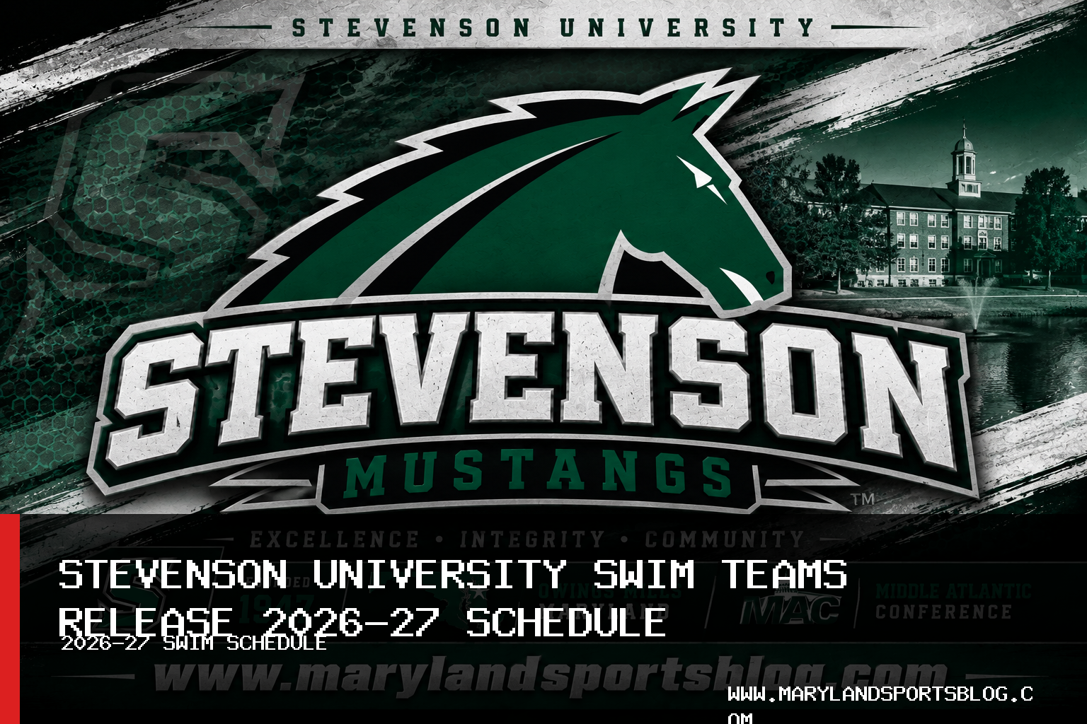Stevenson University Men's and Women's Swim Teams Release 2026-27 Schedule featured image