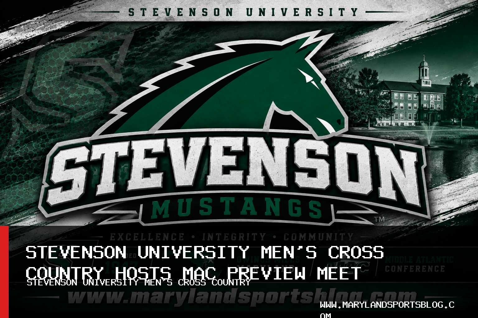 Stevenson University Men's Cross Country Hosts MAC Preview Meet at Greenspring Campus Course featured image
