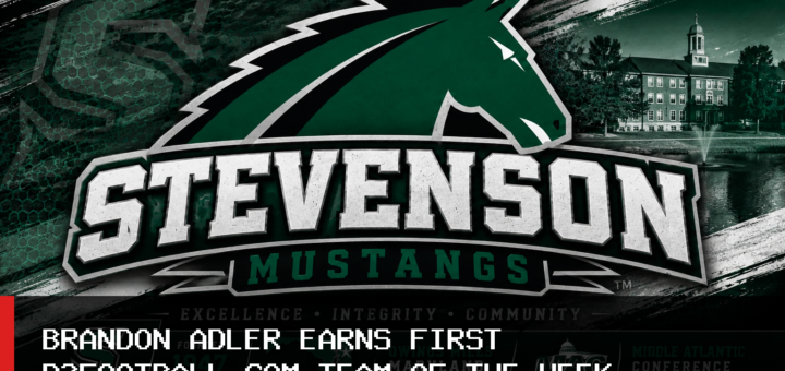 Stevenson University Men's Football Linebacker Brandon Adler Earns First D3football.com Team of the Week Honor featured image