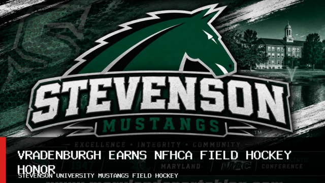 Stevenson University Mustangs Field Hockey’s Jordan Vradenburgh Earns NFHCA Defensive Honorable Mention After 2-0 Week
