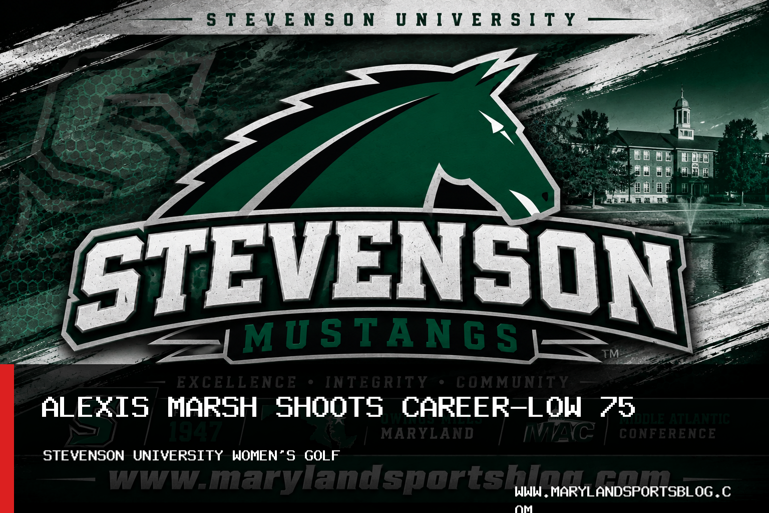 Stevenson University Women's Golf Team Stands Fifth as Alexis Marsh Shoots Career-Low 75 featured image