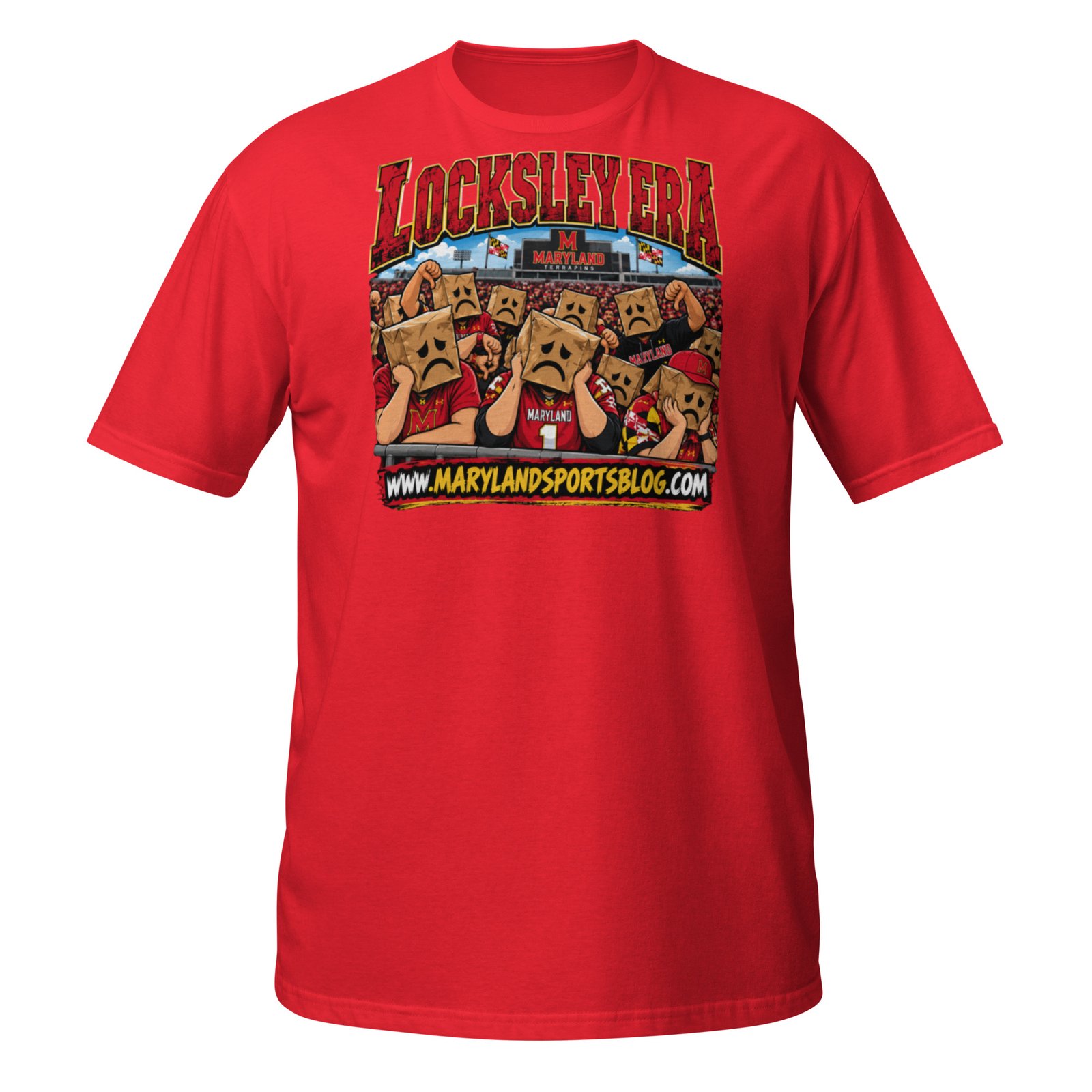 New in the MSB Team Store: Red Locksley Era Short-Sleeve Unisex T-Shirt