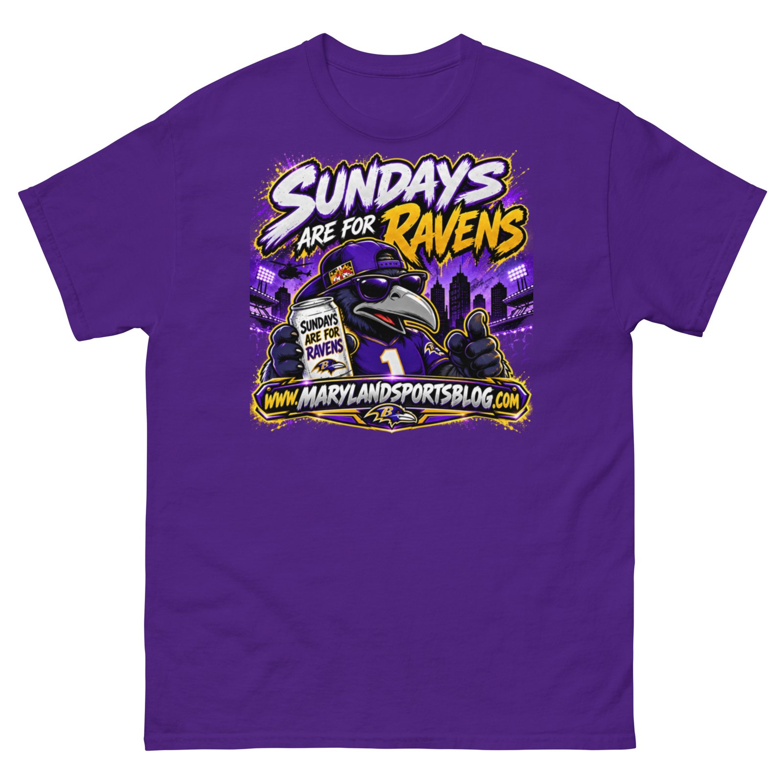 New in the MSB Team Store: Sundays For Ravens Unisex classic tee