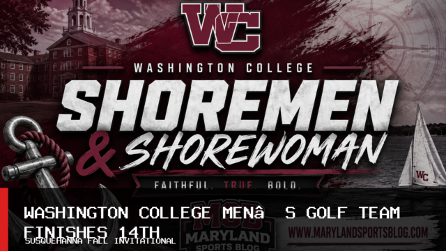Washington College Men’s Golf Team Finishes 14th as R.P. Johnson Shoots 80 at Susquehanna Fall Invitational