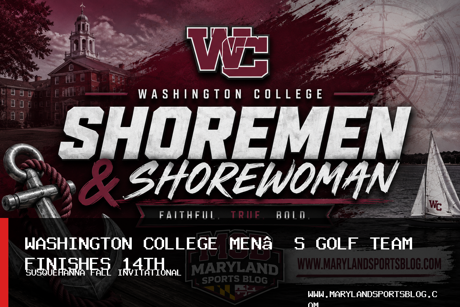 Washington College Men’s Golf Team Finishes 14th as R.P. Johnson Shoots 80 at Susquehanna Fall Invitational featured image