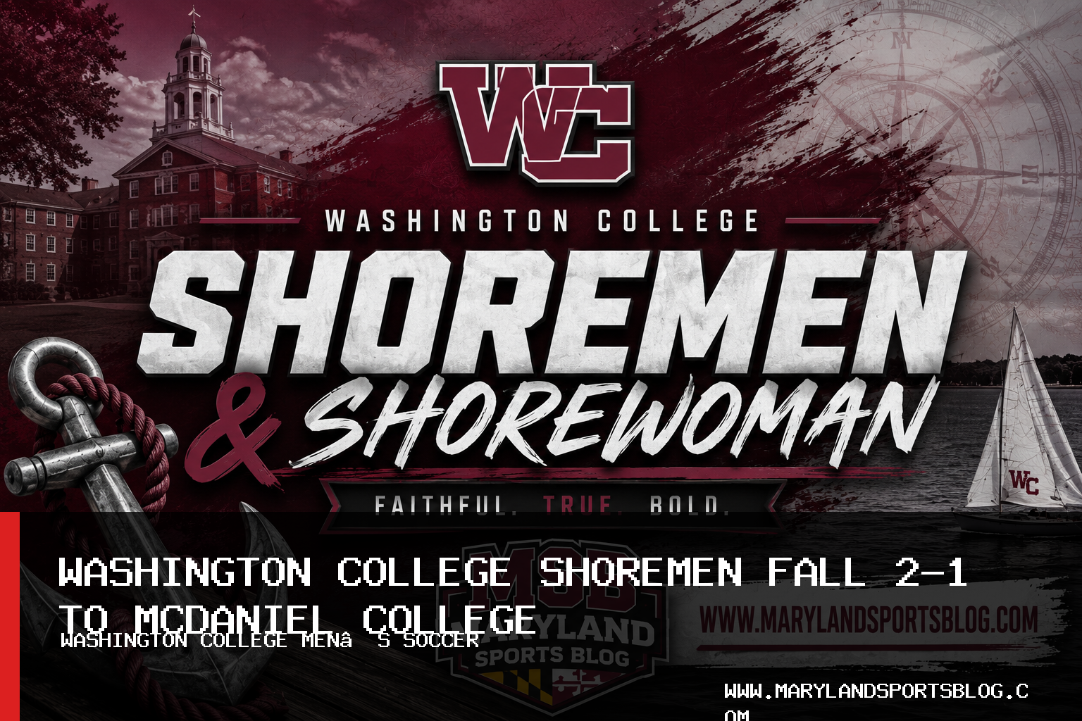 Washington College Shoremen Fall 2-1 to McDaniel College Green Terror in Men’s Soccer featured image