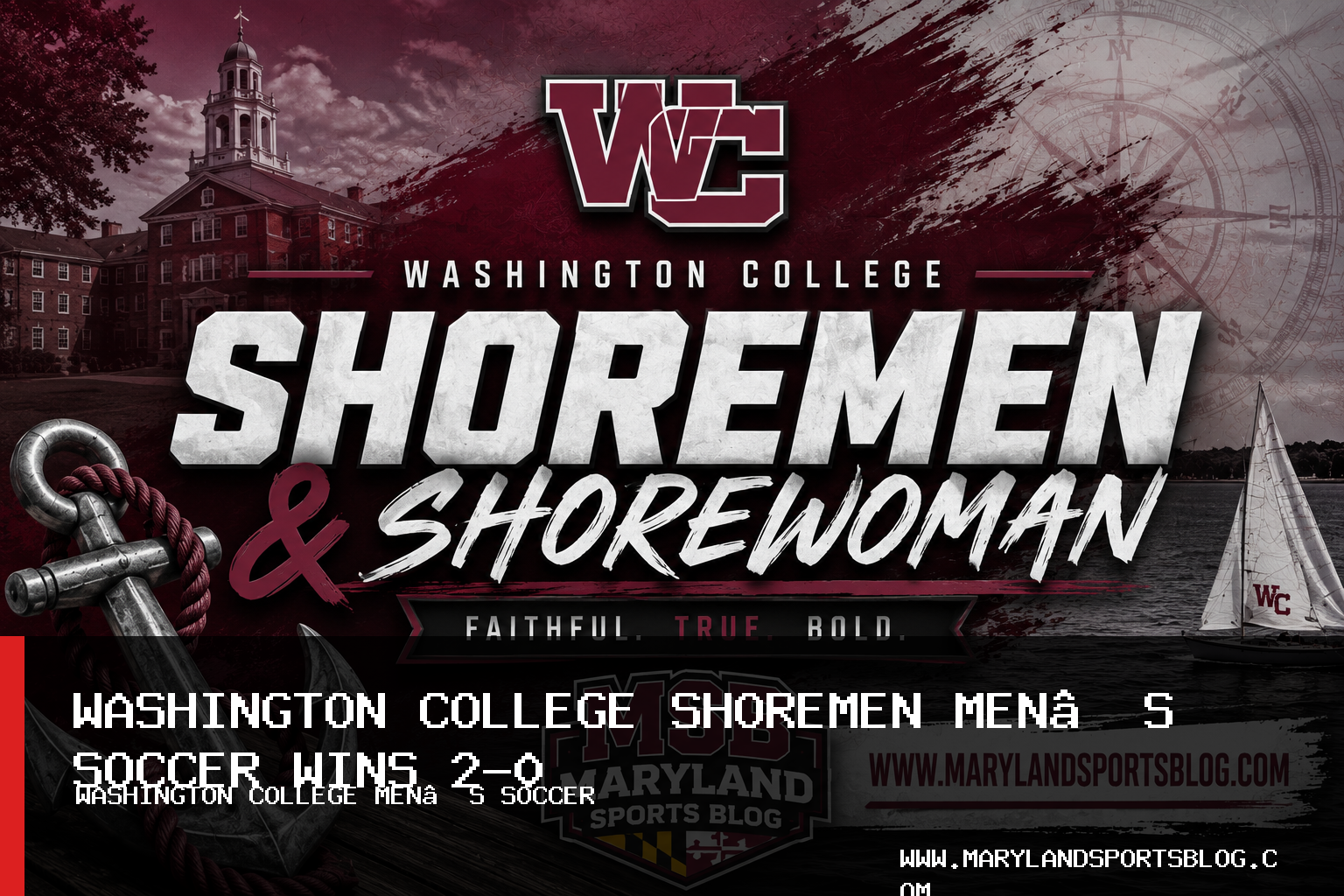 Washington College Shoremen Men’s Soccer Gets Second-Half Goals From Tucker Sprano and Simone Perin in 2-0 Win featured image