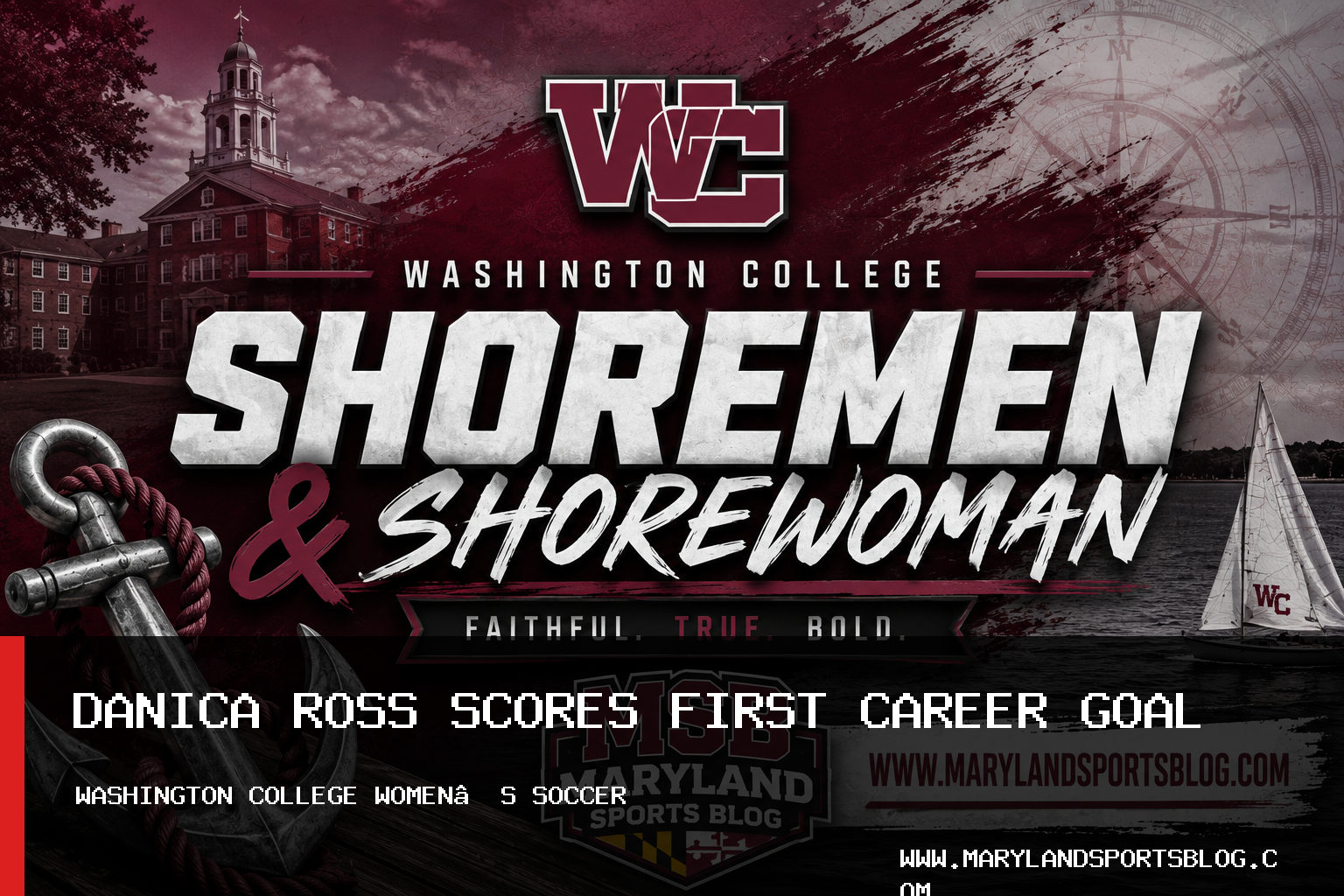 Washington College Women’s Soccer Gets First Career Goal From Danica Ross in 2-0 Win Over Hood featured image