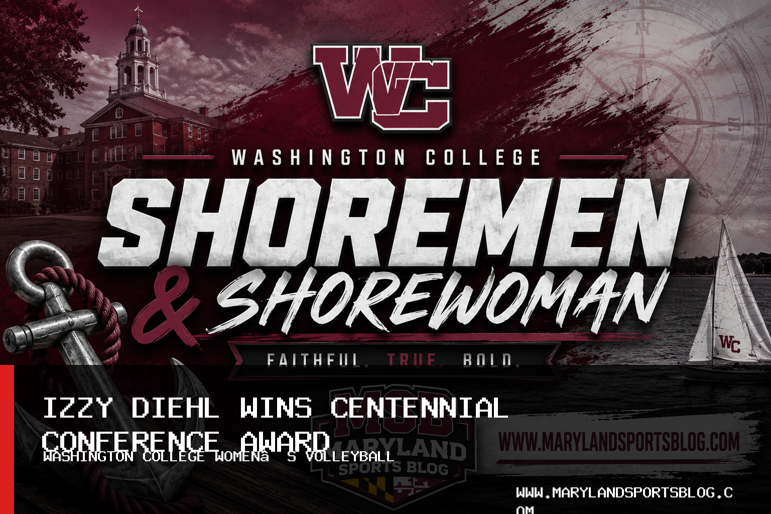 Washington College Women’s Volleyball Names Izzy Diehl Centennial Conference Co-Offensive Player of the Week featured image