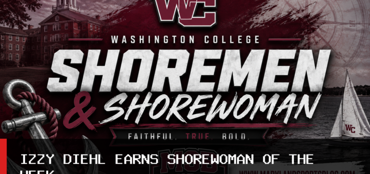 Washington College Women's Volleyball Names Izzy Diehl Shorewoman of the Week After Record 26-Kill Match featured image