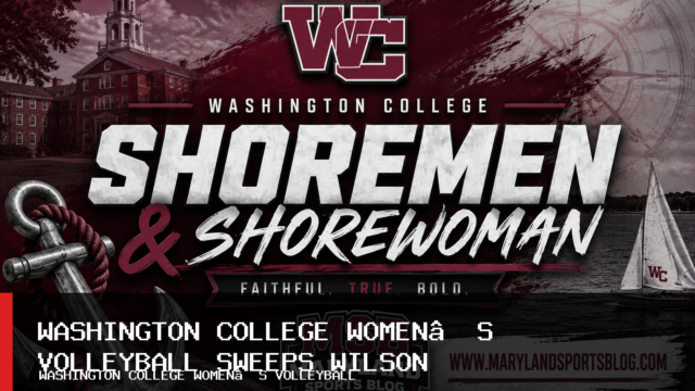 Washington College Women’s Volleyball Sweeps Wilson as Lyndsey Wessel Hits .588