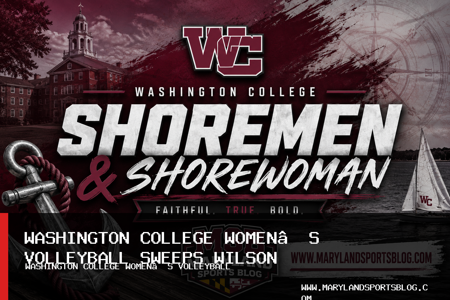 Washington College Women’s Volleyball Sweeps Wilson as Lyndsey Wessel Hits .588 featured image