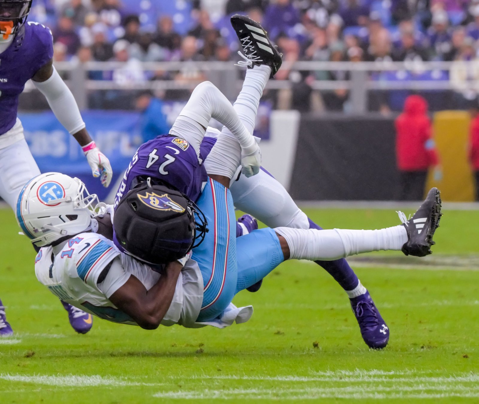 Ravens Cruise Past Titans, Lose More to Injury