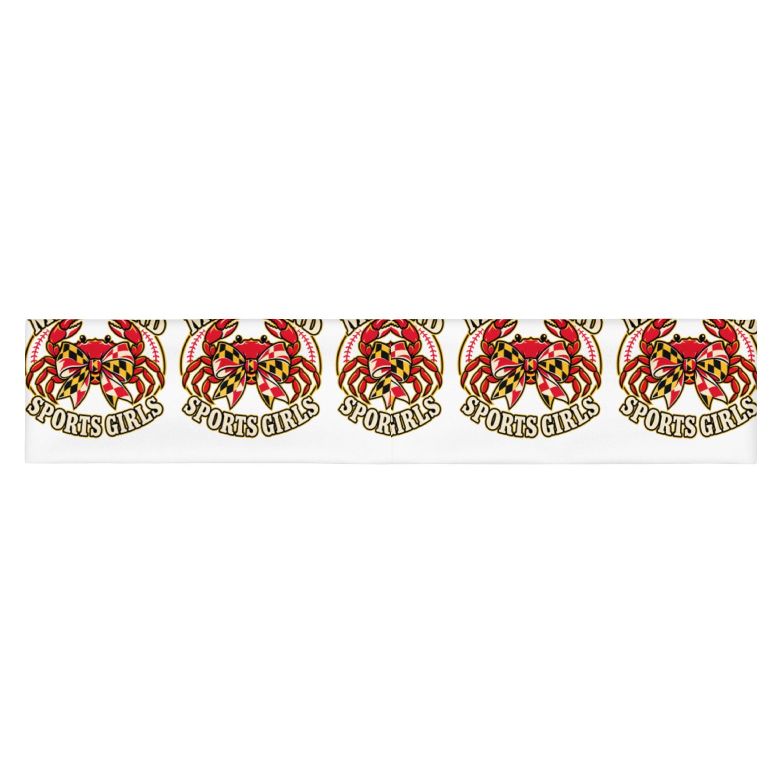 Maryland Sports Girls Crab Bow Headband - Image 2
