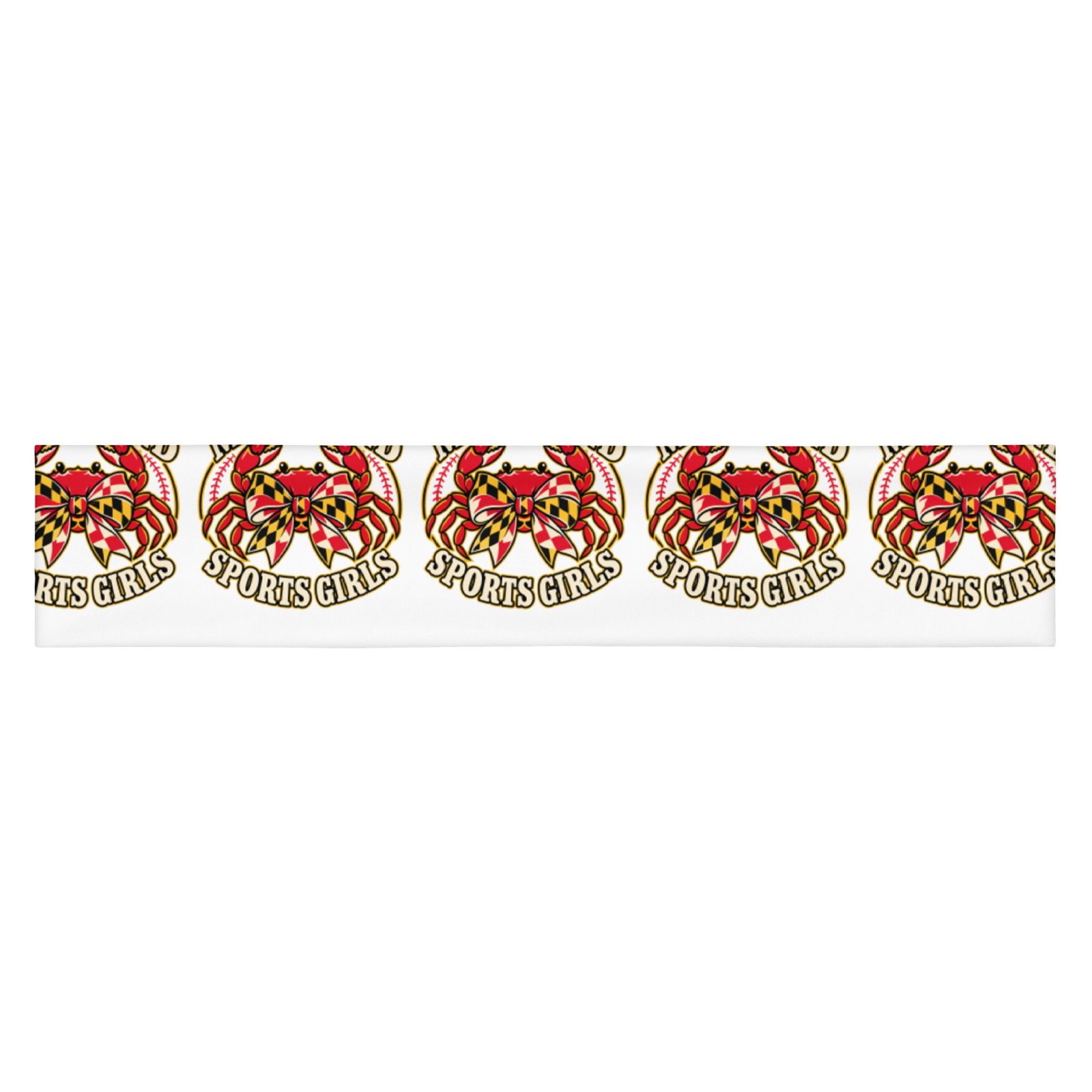 Maryland Sports Girls Crab Bow Headband