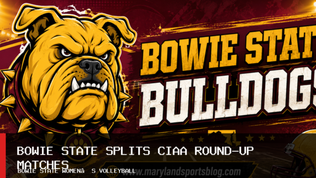 Bowie State University Women’s Volleyball Splits Two Matches at CIAA Round-Up 2