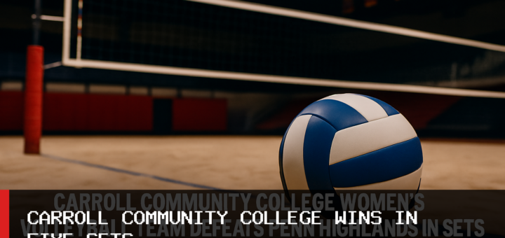 Carroll Community College Women’s Volleyball Team Defeats Penn Highlands in Five Sets featured image
